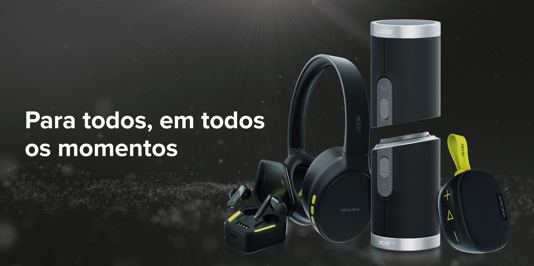 Linha de produtos WAAW by Alok
