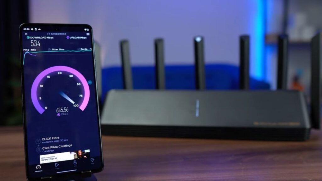 Teste Wi-Fi do smartphone Motorola Edge 30 Pro
