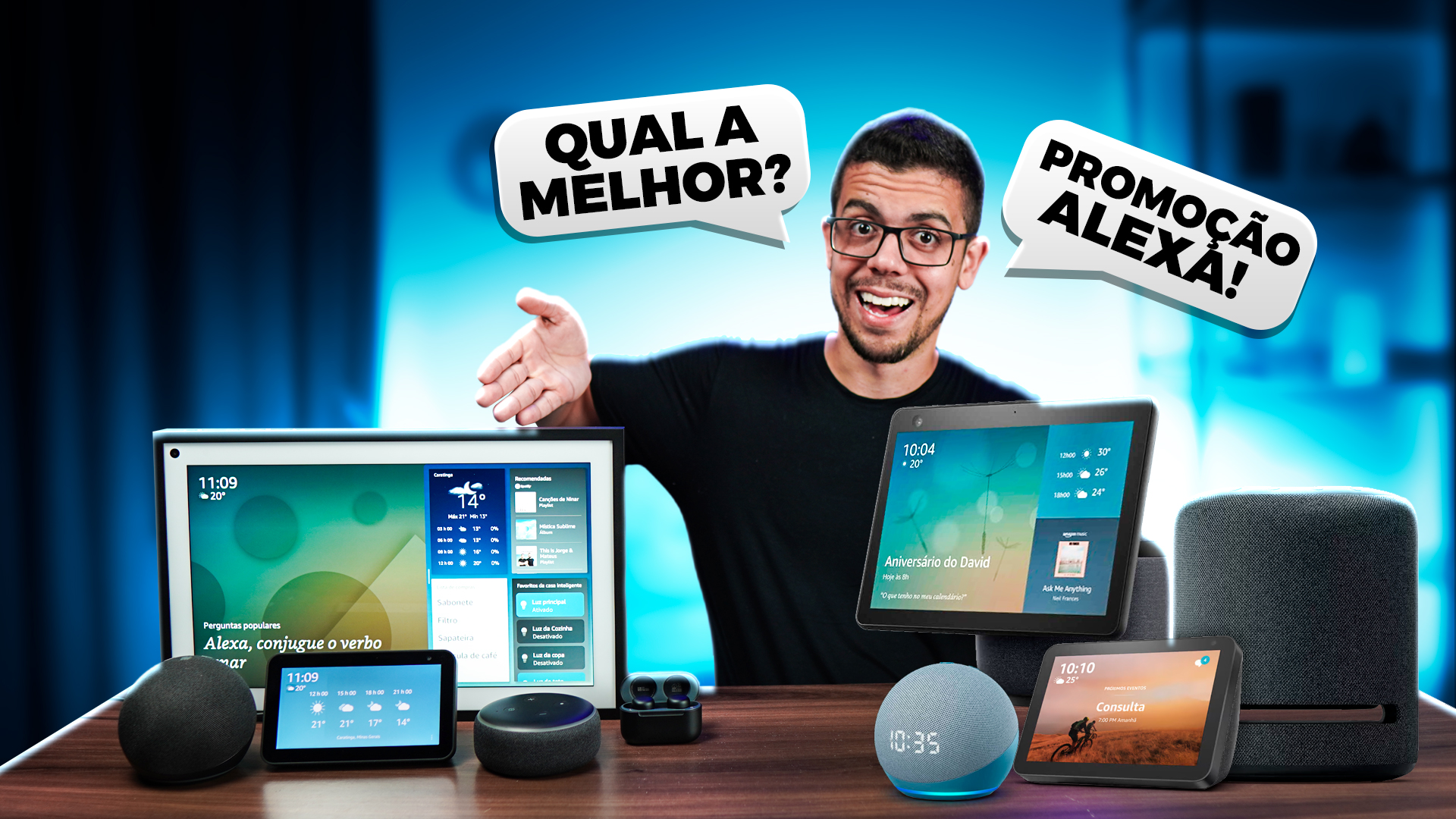 Alexa em promoção! Todos os dispositivos Amazon Echo