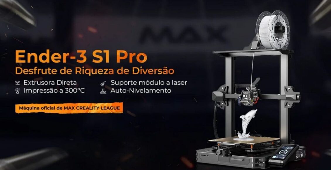 A Ender-3 S1 Pro é a primeira impressora 3D que testamos, confira nossa análise!