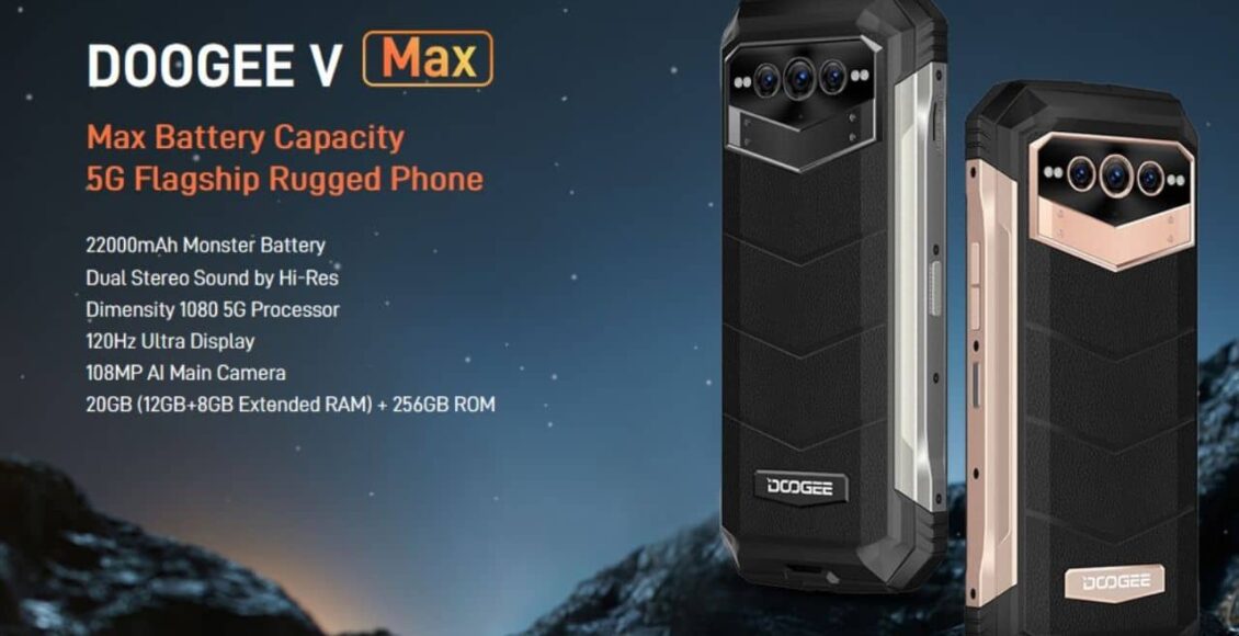 O Doogee V Max é um celular inquebrável, com 22.000 mAh de bateria e Wi-Fi 6, confira!