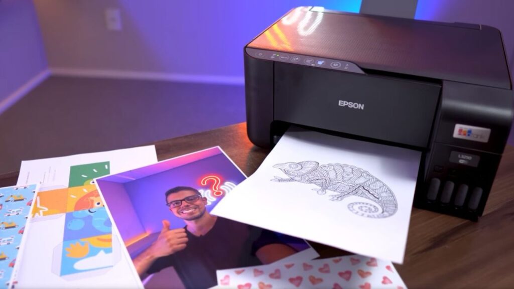 Impressões feitas utilizando a impressora Epson L3250