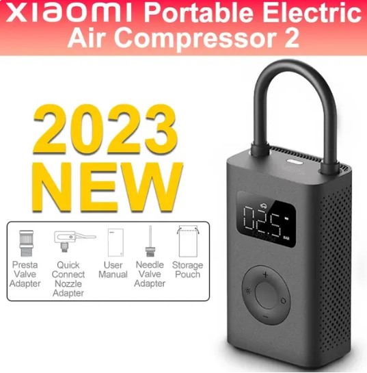 Bomba de ar portátil elétrica Xiaomi