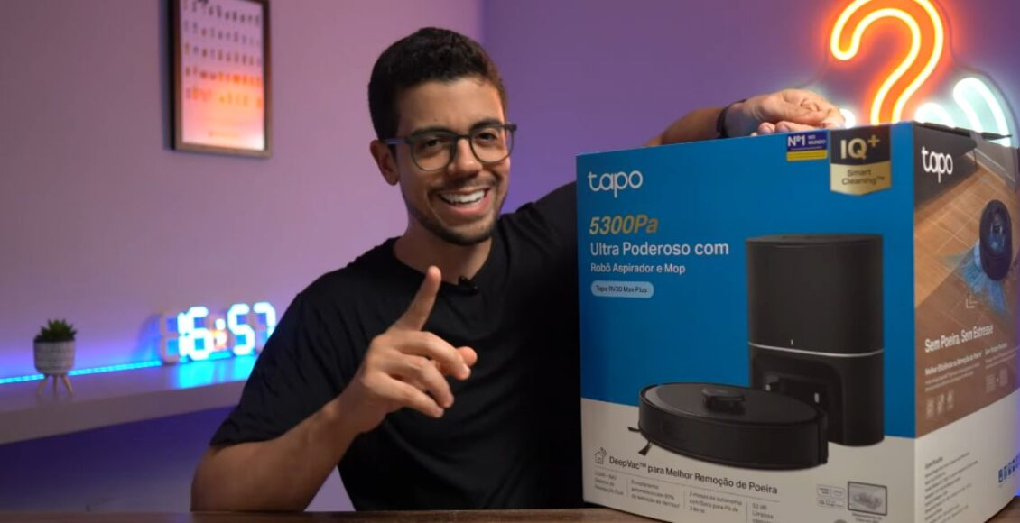 O Tapo RV30 Max Plus é um novo robô aspirador TP-Link com suporte a Alexa que vai te surpreender!