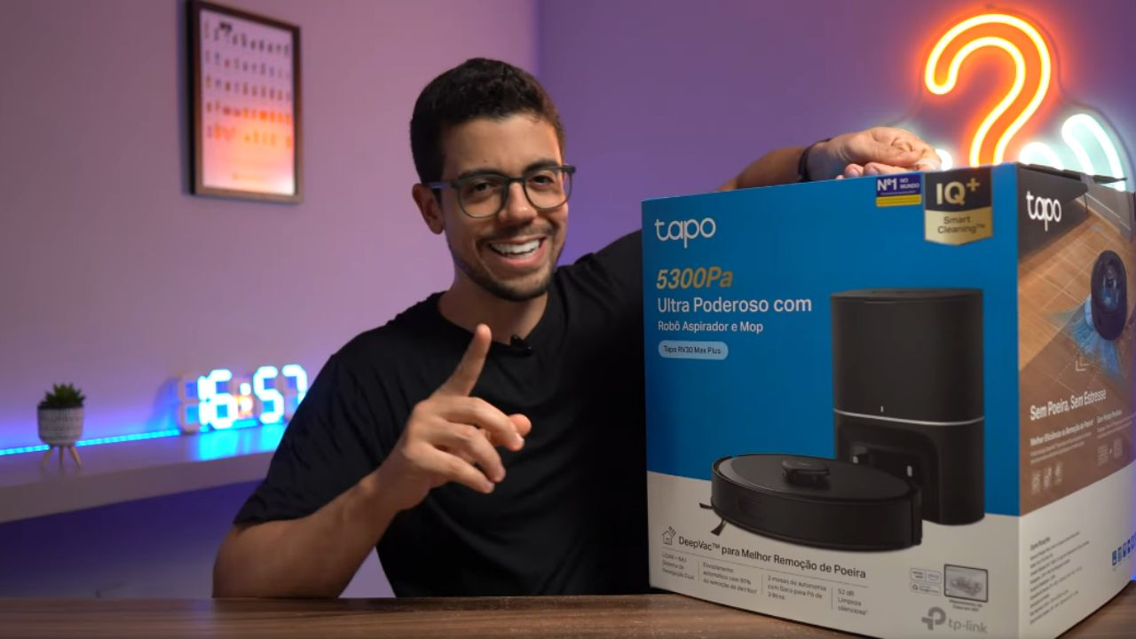 O Tapo RV30 Max Plus é um novo robô aspirador TP-Link com suporte a Alexa que vai te surpreender!