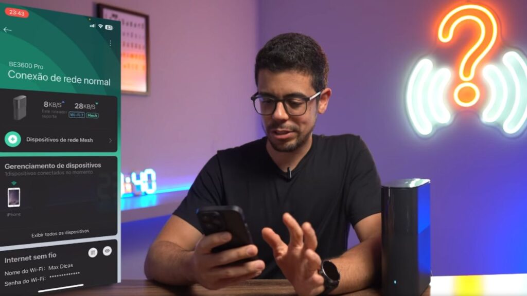 App de configuração e gerenciamento do BE3600 Pro da Xiaomi App de configuração e gerenciamento do BE3600 Pro da Xiaomi