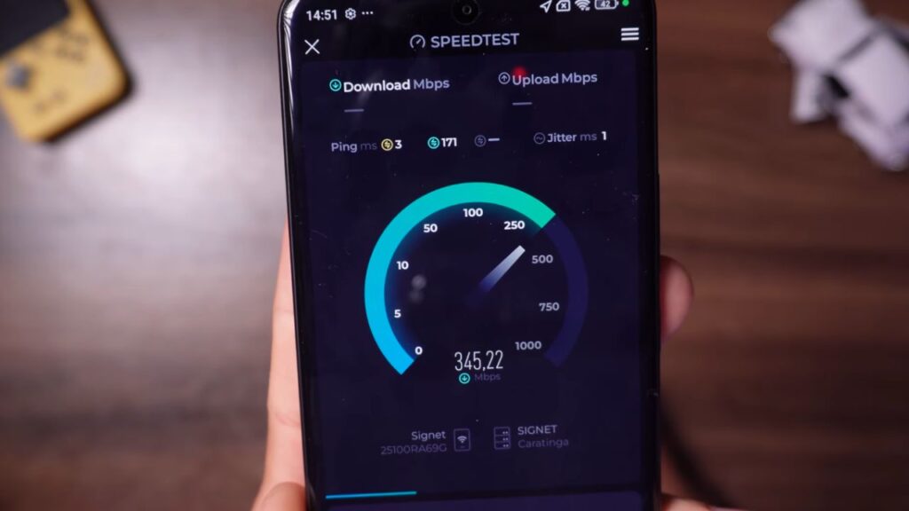 Teste de velocidade Wi-Fi do Redmi Note 15 Pro