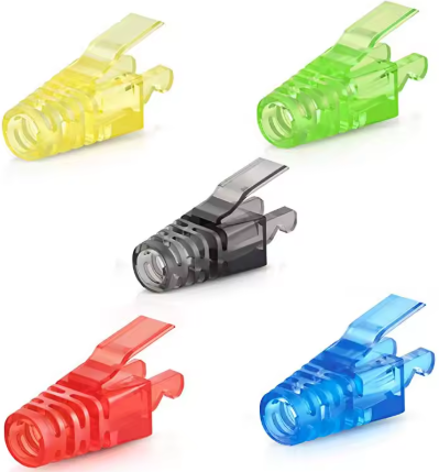 Capas para conectores RJ45 coloridas
