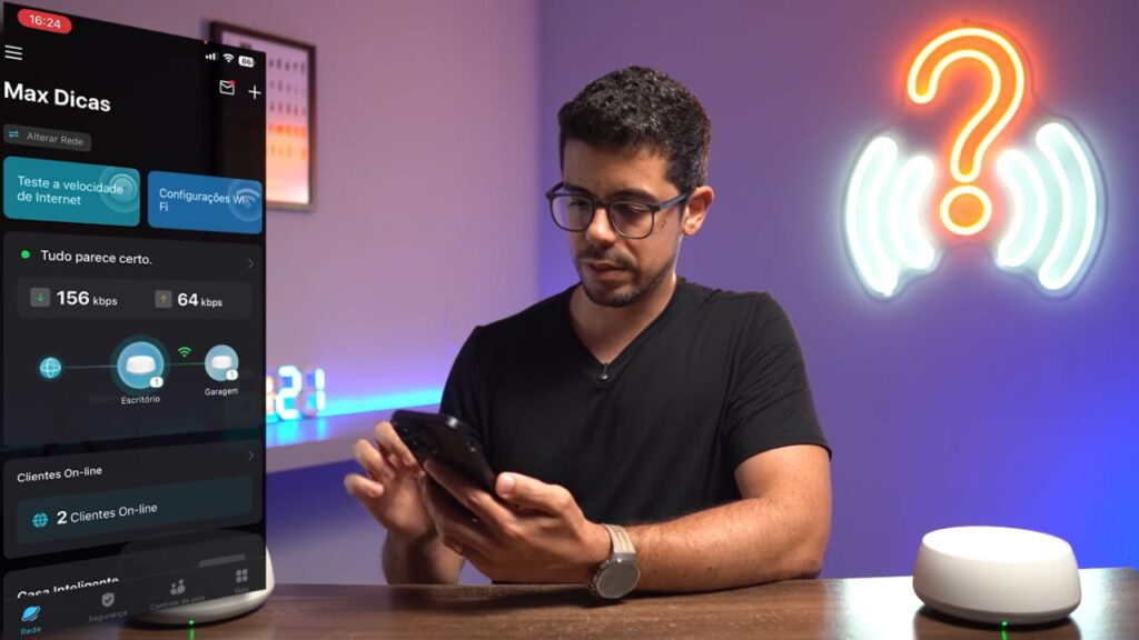 App de configuração do Deco BE22 da TP-Link