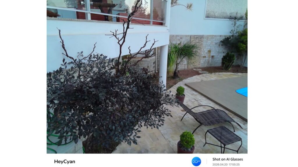 Teste de fotografia com os ócuolos inteligentes da Shopee